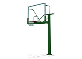 HLB-2083C 固定式单臂篮球架